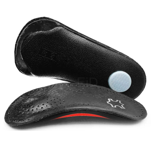 1 Pair Microfiber Leather Flat Foot Arch Support Sole Insert Orthopedic Insoles Orthotics Sole Pad - 35-36 - 1