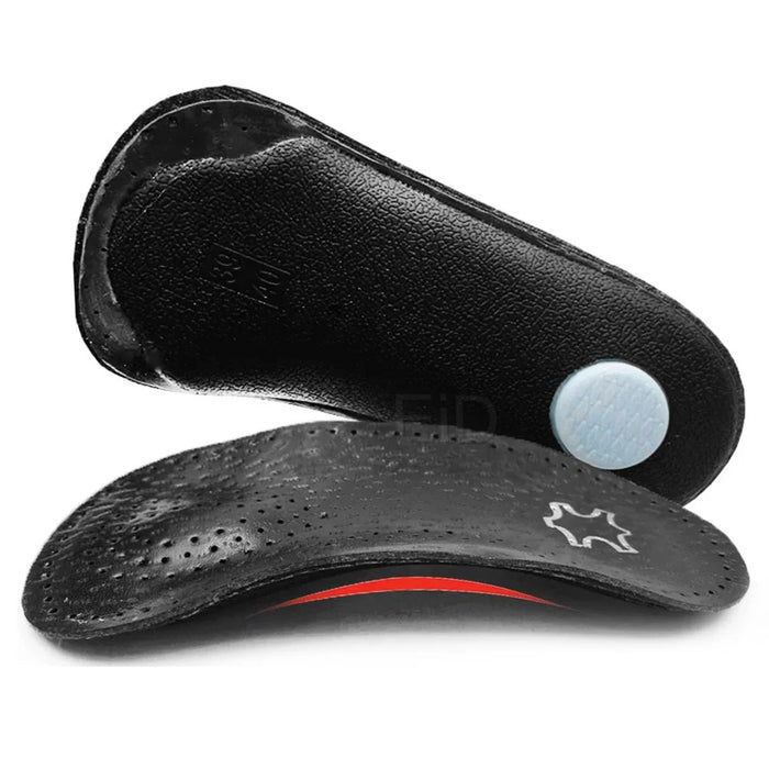 1 Pair Microfiber Leather Flat Foot Arch Support Sole Insert Orthopedic Insoles Orthotics Sole Pad - 35-36 - 1