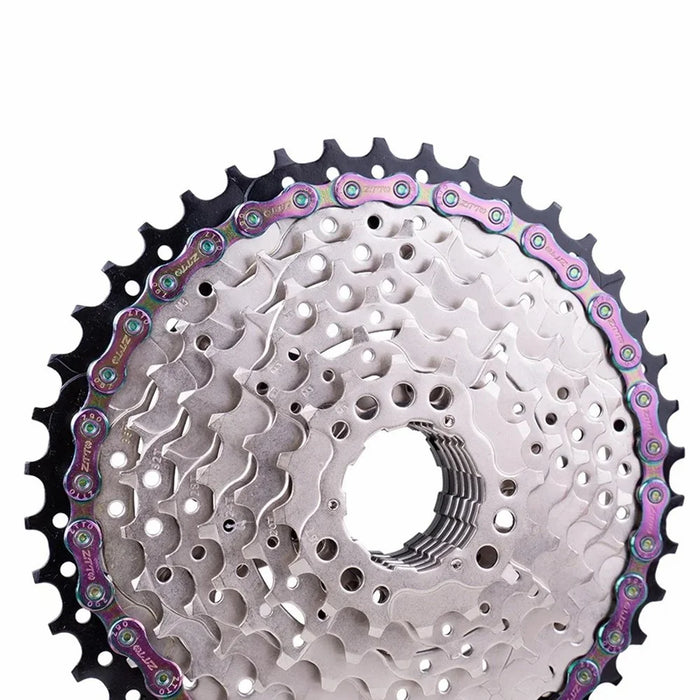 ZTTO Z10 MTB Road Folding Bike Chain 10-Speed 116 Links Carbon Steel Bicycle Chain - Colorful - 4