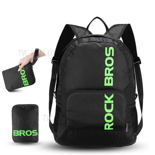 ROCKBROS Bicycle Backpack Portable Foldable Rainproof Outdoor Travel Equipment Bag - Black - 1
