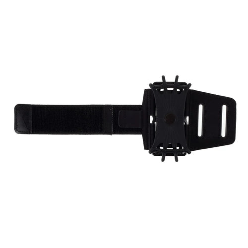 4-6.5 inch Rotating Mobile Phone Arm Bag Adjustable Sports Running Arm Band Wrist Bag - Black - 1