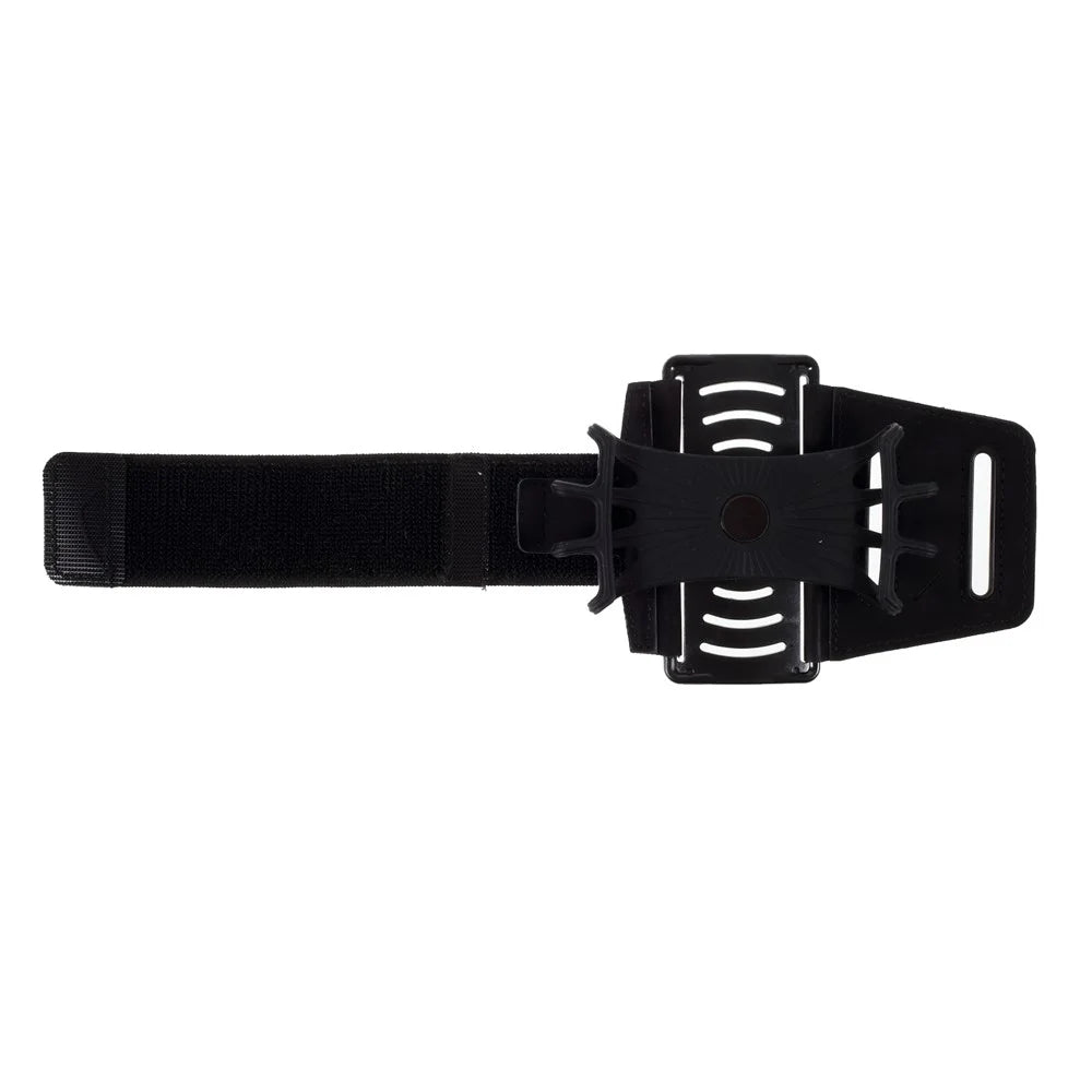 4-6.5 inch Rotating Mobile Phone Arm Bag Adjustable Sports Running Arm Band Wrist Bag - Black - 5