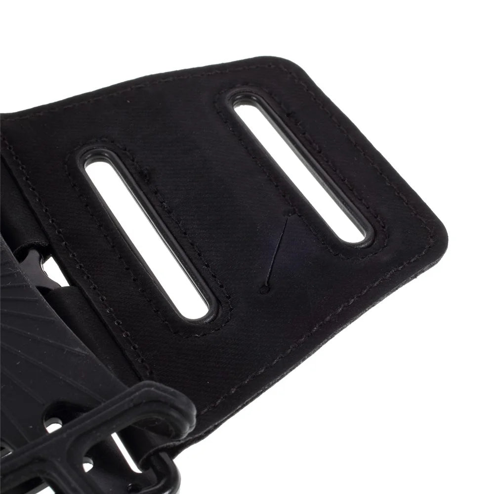 4-6.5 inch Rotating Mobile Phone Arm Bag Adjustable Sports Running Arm Band Wrist Bag - Black - 7