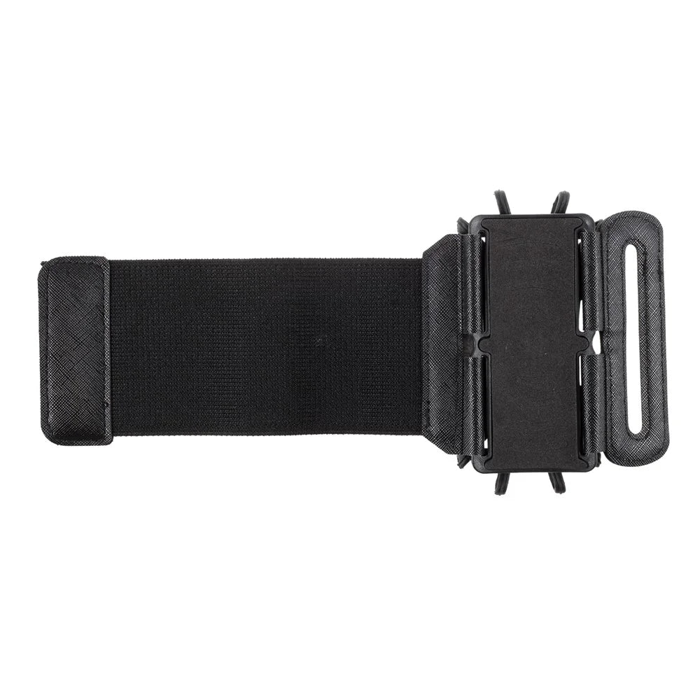 4-6.5 inch Rotating Sports Running Armband Mobile Phone Arm Bag Adjustable Wrist Bag - Black - 4