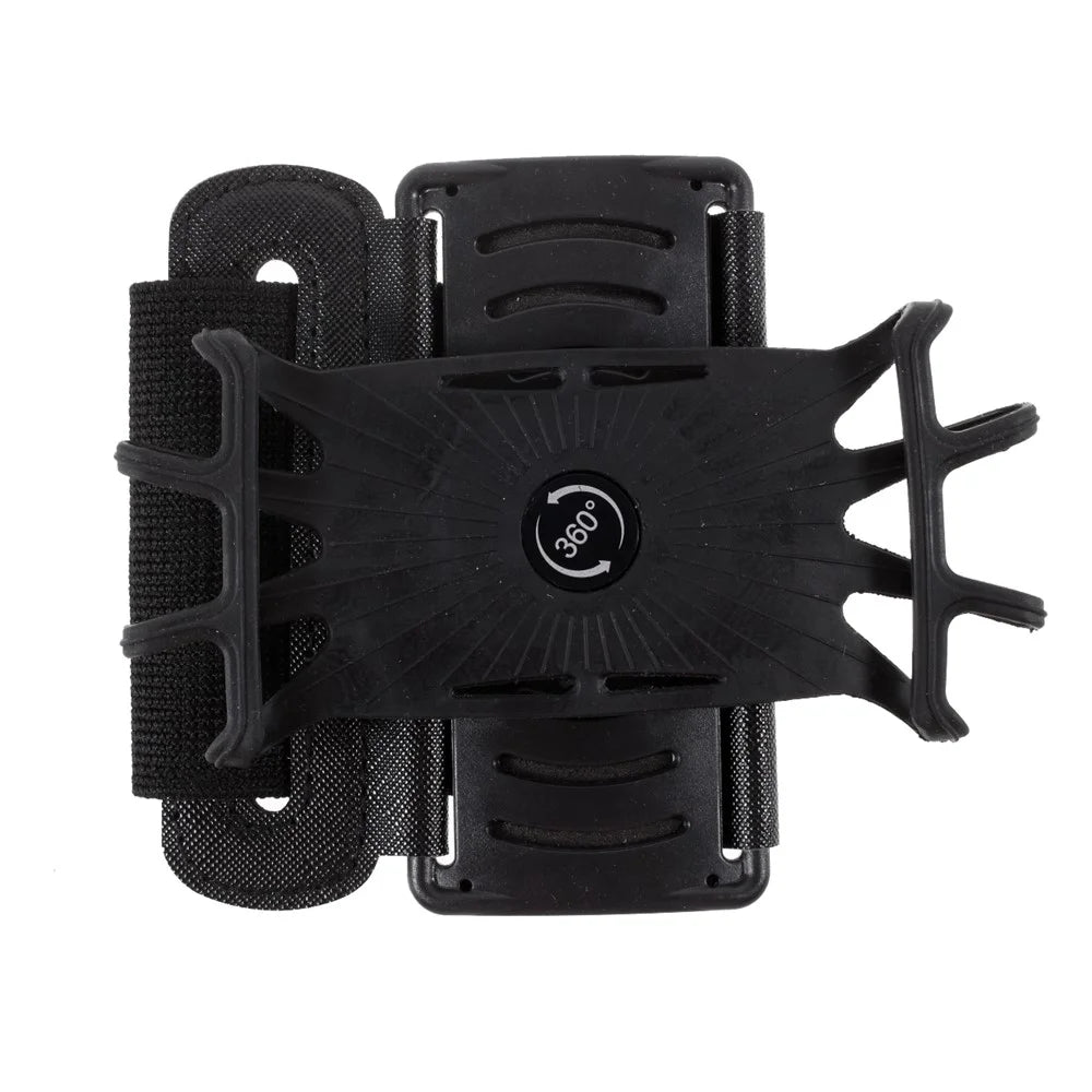 4-6.5 inch Rotating Sports Running Armband Mobile Phone Arm Bag Adjustable Wrist Bag - Black - 7