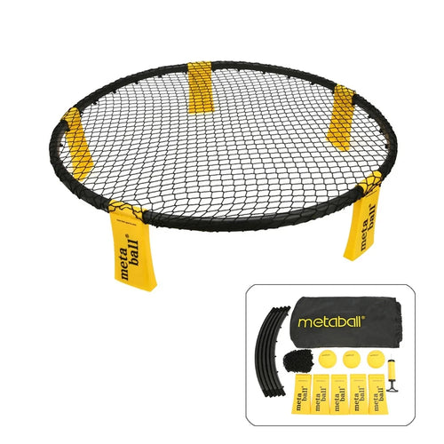 Mini Beach Volleyball Game Outdoor Spike Ball Net Game Team Sport for Kids Adults - 1