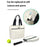 899 Detachable Canvas Badminton Tennis Carrying Bag Single Shoulder Crossbody Bag, 33x11x40cm - 3