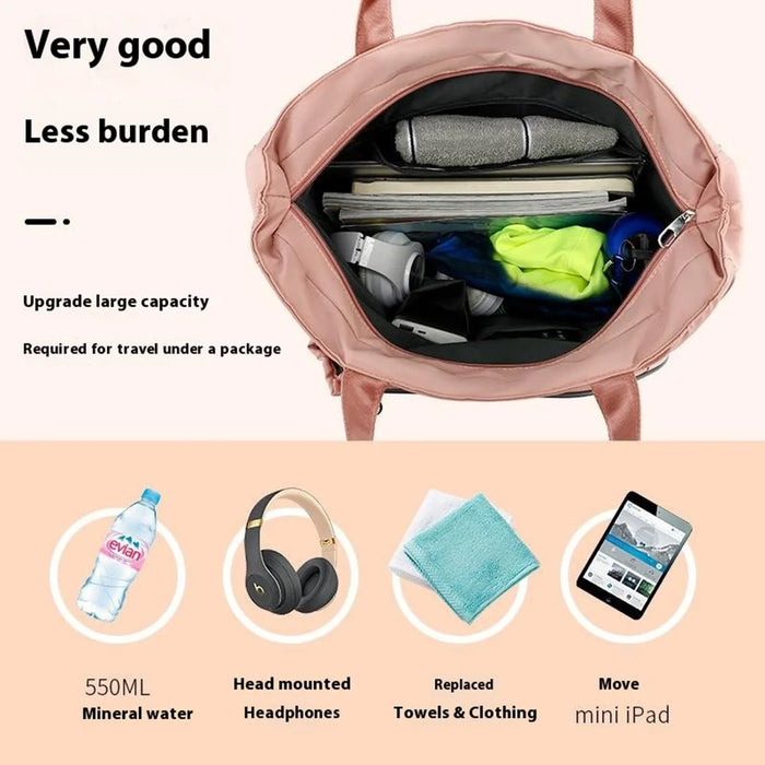 5615 Racket Storage Handbag Gym Tote Bag Shoulder Bag 43x12x36+22cm - Pink / For Tennis Racket - 2