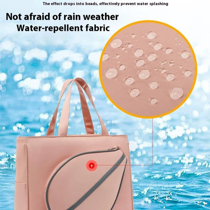 5615 Racket Storage Handbag Gym Tote Bag Shoulder Bag 43x12x36+22cm - Pink / For Tennis Racket - 6