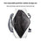 5625 PU Leather Racket Storage Bag Handbag Gym Bag Crossbody Shoulder Bag - Dark Blue - 4