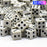 50Pcs 8*8*8MM Super Mini Small Dice Black and White 6 Sided Right-angle Dice - 1