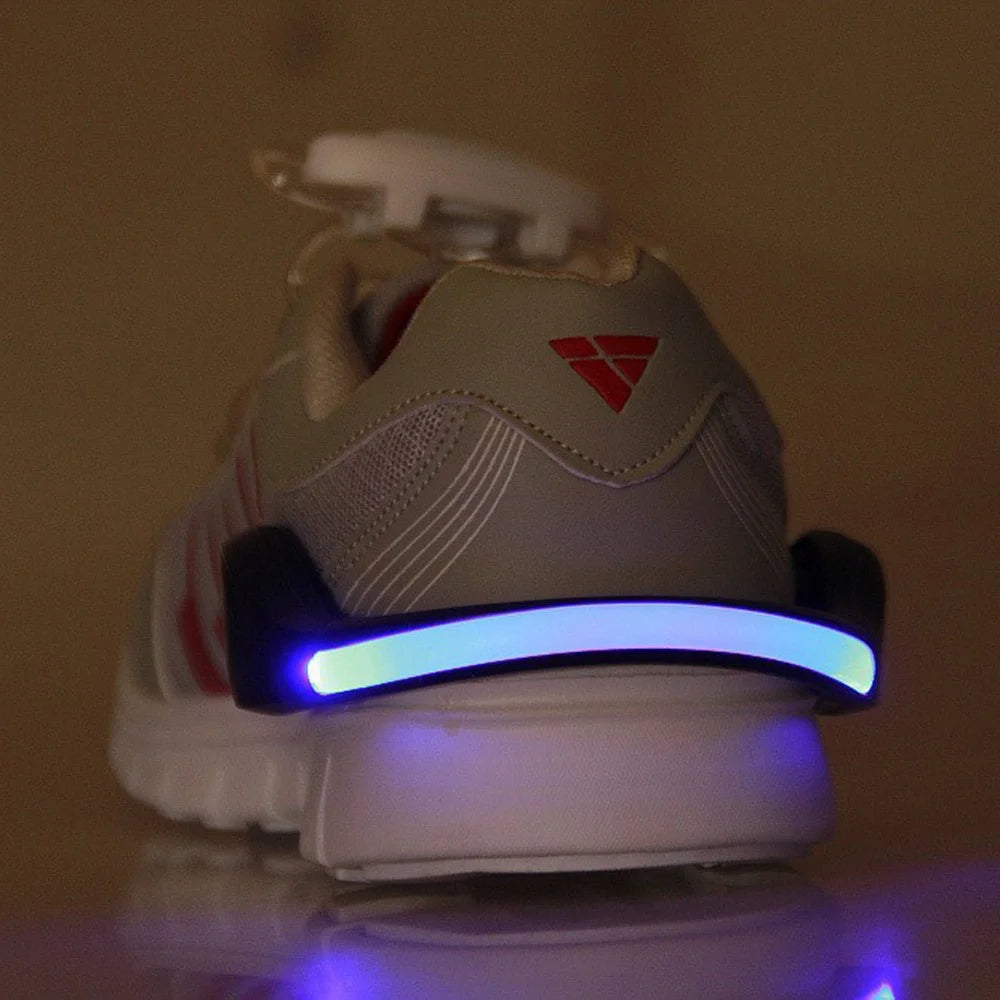 Outdoor LED Shoe Clip Light for Night Running Cycling Clip-on Flashing Safety Warning Lamp - Red - 2