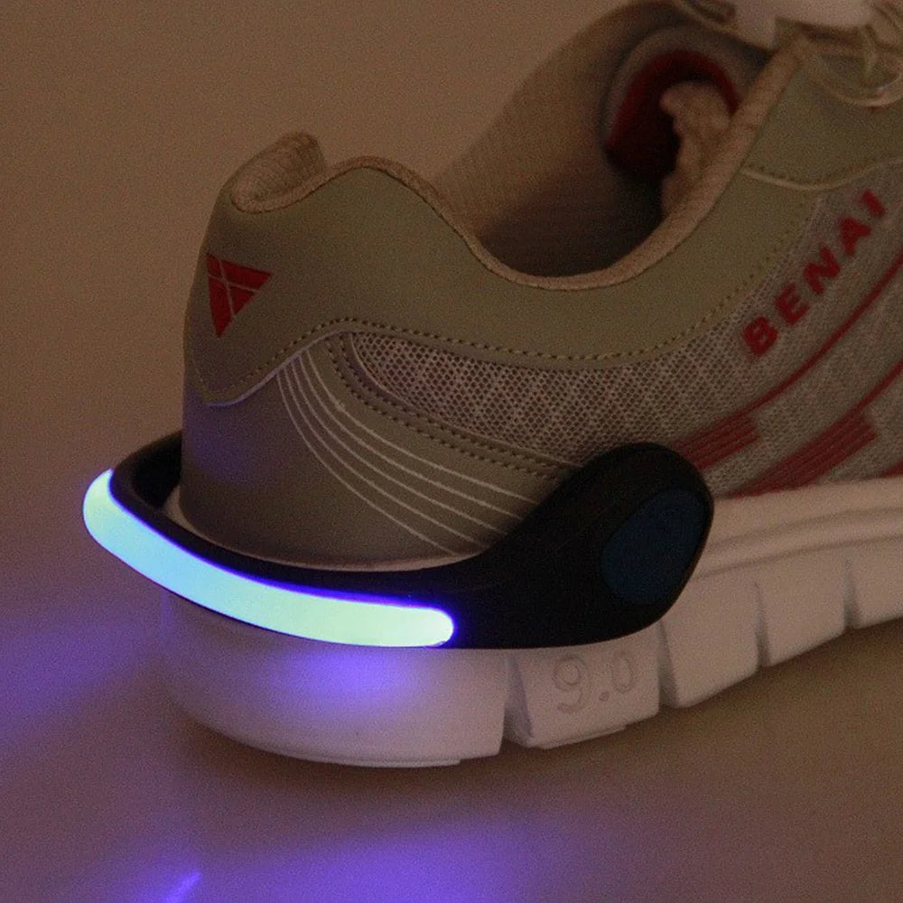 Outdoor LED Shoe Clip Light for Night Running Cycling Clip-on Flashing Safety Warning Lamp - Red - 3