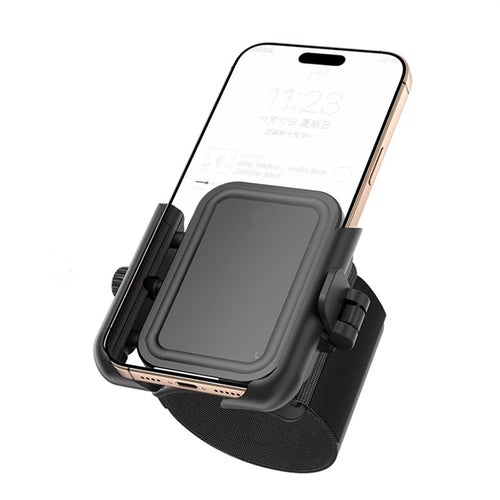 Instant Detachable Wrist Phone Holder 360° Rotation Armband for Live Streaming Running Cycling Sports - Black - 1
