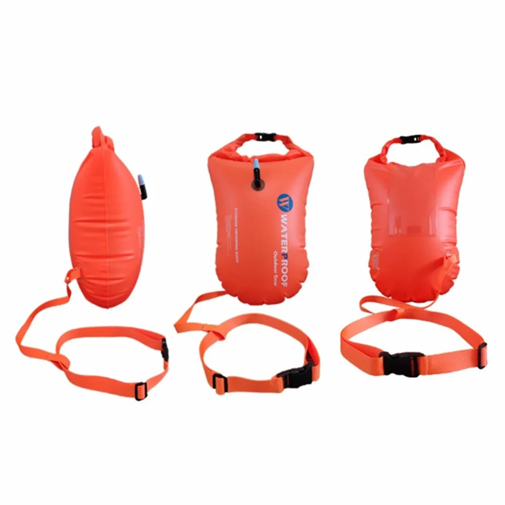 Outdoor Dry Bag Swimming Waterproof Bags Sack Floating Gear Bags for Boating Fishing Rafting - Orange - 2