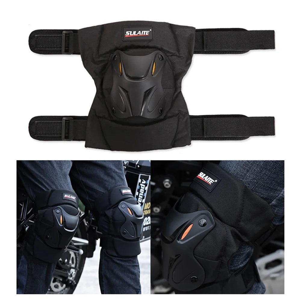 SULAITE 1 Pair MTB Bike Motorcycle Riding Protective Knee Pads Guards - 1
