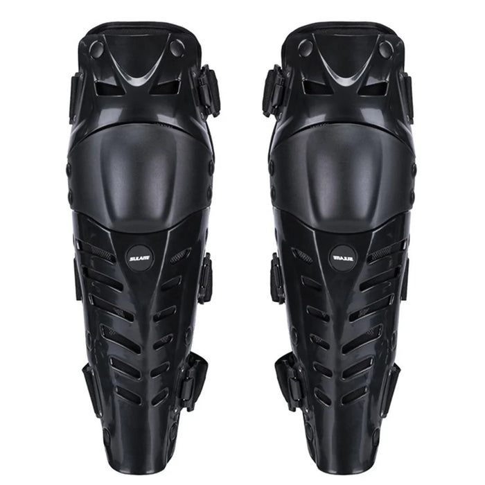 SULAITE 1 Pair GT-313 Motorcycle Knee Pad Men Protective Gear Knee Protector EVA Hard Shell Guard Pad Set - Black - 5