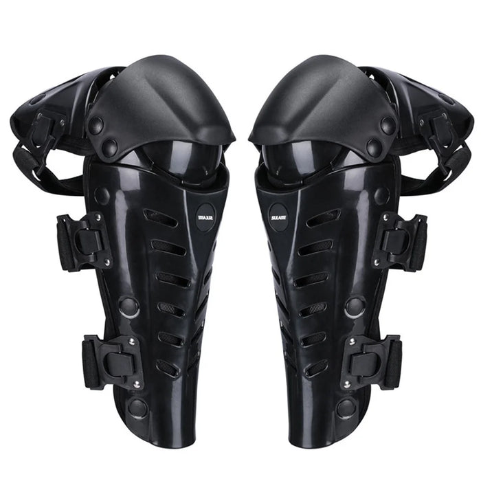 SULAITE 1 Pair GT-313 Motorcycle Knee Pad Men Protective Gear Knee Protector EVA Hard Shell Guard Pad Set - Black - 7