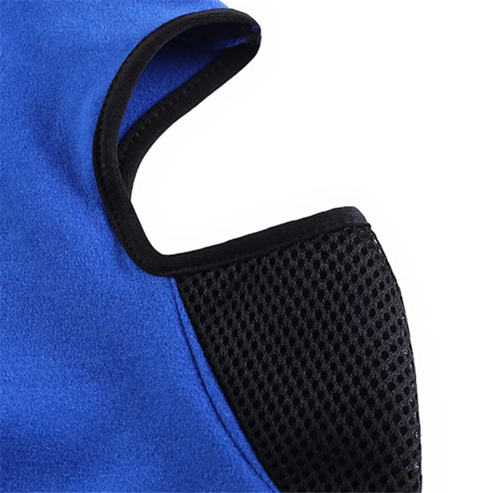Outdoor Motorcycle Cycling Windproof Balaclava Breathable Mesh Face Mask Neck Warmer - Sapphire - 5