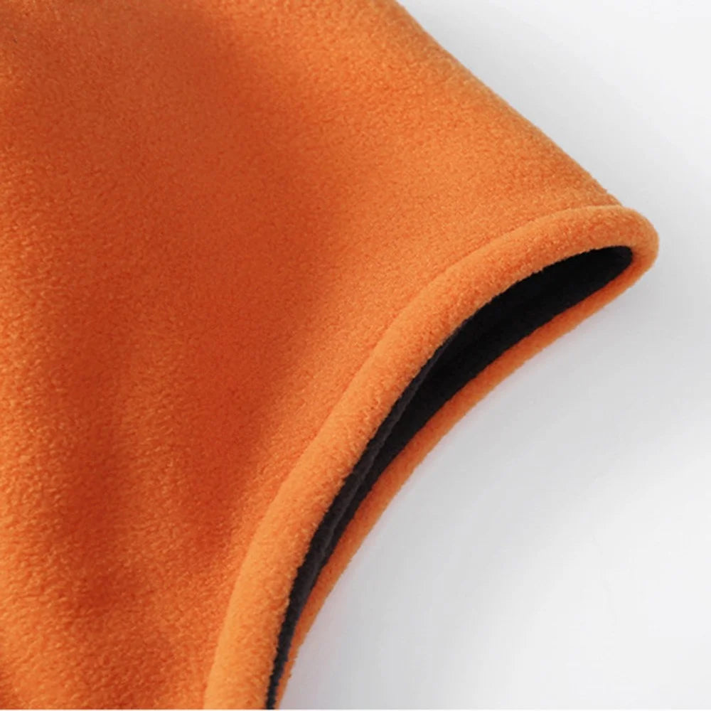 Winter Thermal Cap Cycling Running Beanie Full Ear Cover Hat Warm Outdoor Hat - Orange - 2