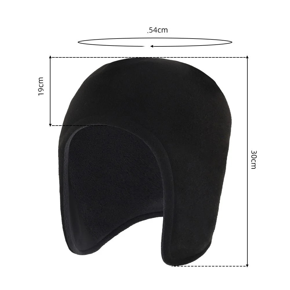 Winter Thermal Cap Cycling Running Beanie Full Ear Cover Hat Warm Outdoor Hat - Orange - 6