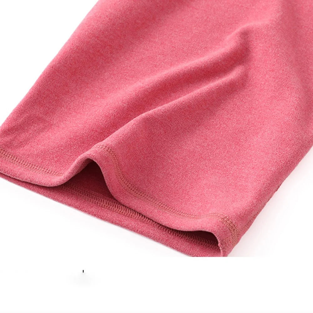 Winter Outdoor Cycling Half Face Mask Skiing Neck Scarf Elastic Warm Neck Gaiter - Rose - 4