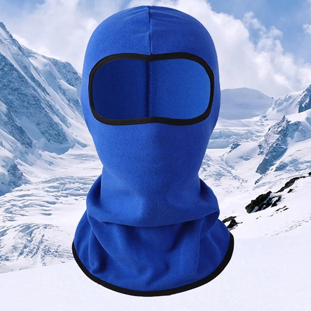 Windproof Thermal Balaclava Face Mask Neck Warmer for Motorcycle Biking Cycling Skiing - Sapphire - 2