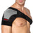 AOLIKES A-1697 Recovery Shoulder Brace Shoulder Stability Support Adjustable Fit Sleeve Wrap Relief for Shoulder Injuries and Tendonitis - Black / Grey - 1