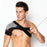 AOLIKES A-1697 Recovery Shoulder Brace Shoulder Stability Support Adjustable Fit Sleeve Wrap Relief for Shoulder Injuries and Tendonitis - Black / Grey - 2
