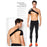 AOLIKES A-1697 Recovery Shoulder Brace Shoulder Stability Support Adjustable Fit Sleeve Wrap Relief for Shoulder Injuries and Tendonitis - Black / Grey - 3