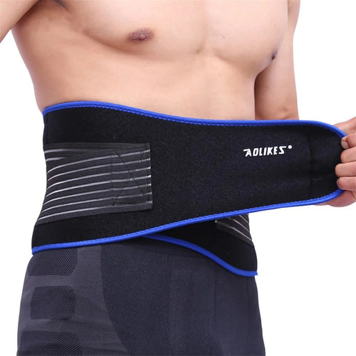 AOLIKES A-7994 Waist Trimmer Belt Waist Trainer Tummy Wrap Stomach Body Wraps Tummy Shaper Strap for Fitness Running Jogging Sports - 1