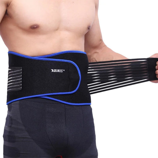 AOLIKES A-7994 Waist Trimmer Belt Waist Trainer Tummy Wrap Stomach Body Wraps Tummy Shaper Strap for Fitness Running Jogging Sports - 2