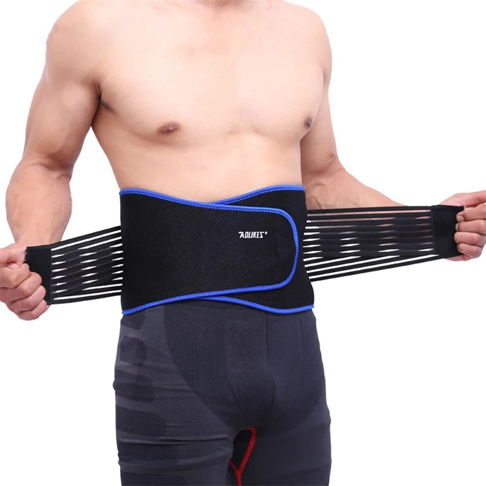 AOLIKES A-7994 Waist Trimmer Belt Waist Trainer Tummy Wrap Stomach Body Wraps Tummy Shaper Strap for Fitness Running Jogging Sports - 3