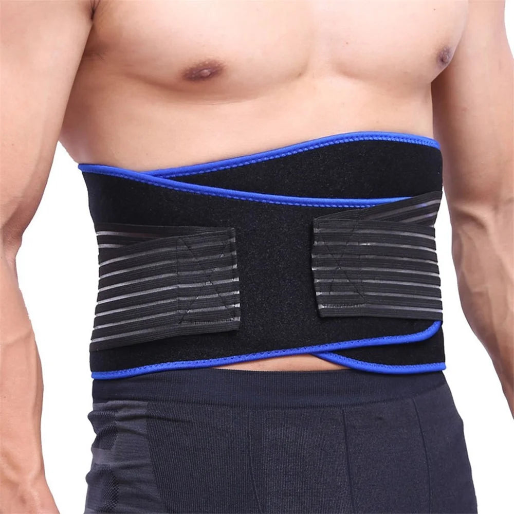 AOLIKES A-7994 Waist Trimmer Belt Waist Trainer Tummy Wrap Stomach Body Wraps Tummy Shaper Strap for Fitness Running Jogging Sports - 5
