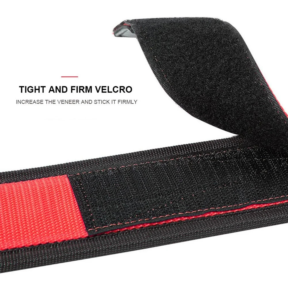 AOLIKES HY-7983 Weightlifting Belt Lumbar Support Squat Training Power Lifting Waist Belt Fitness Gym Waist Protector - Red/M - 5