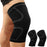 AOLIKES HX-7718 1 Pair Outdoor Sports Protective Knee Brace Support Anti-skid Knee Sleeve - Black/XL - 1