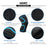 AOLIKES HX-7718 1 Pair Outdoor Sports Protective Knee Brace Support Anti-skid Knee Sleeve - Black/XL - 4
