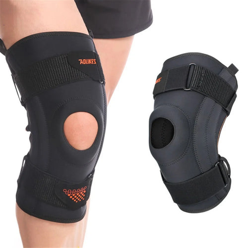 AOLIKES HX-7902 1Pc Knee Brace for Women and Men Knee Pain Reliever Patellar Knee Support with Side Stabilizers for Meniscus Tear Arthritis - M - 1