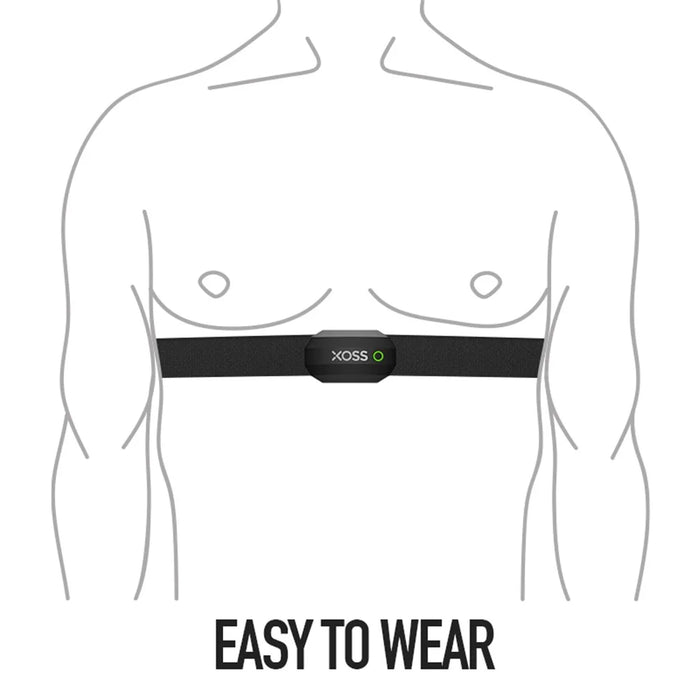 XOSS T01 Cycling Heart Rate Monitor Bluetooth-compatible Wireless Heart Rate Sensor with Chest Strap Support Bluetooth-compatible & ANT IP67 Waterproof - 5