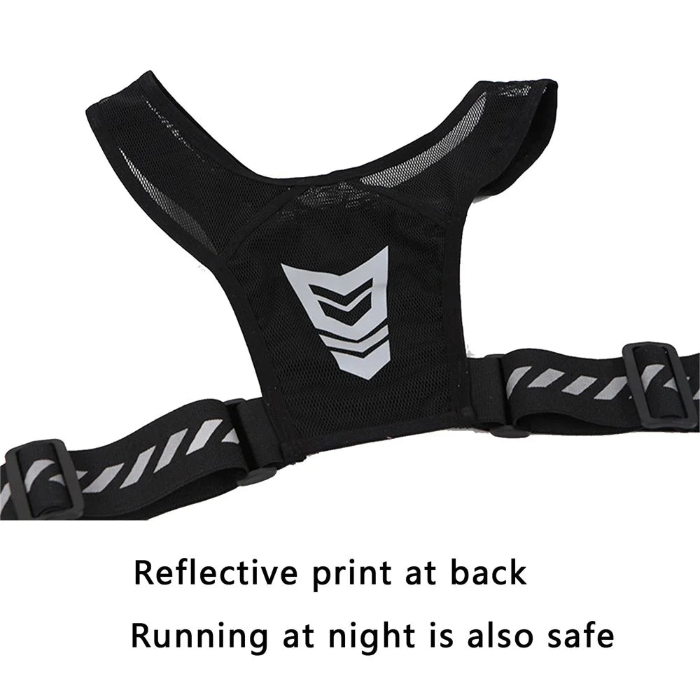 2205 Running Jacket with Phone Pouch for Men Women Adjustable Waistband Reflective Vest Holds 1000ml Water Bottle - 7