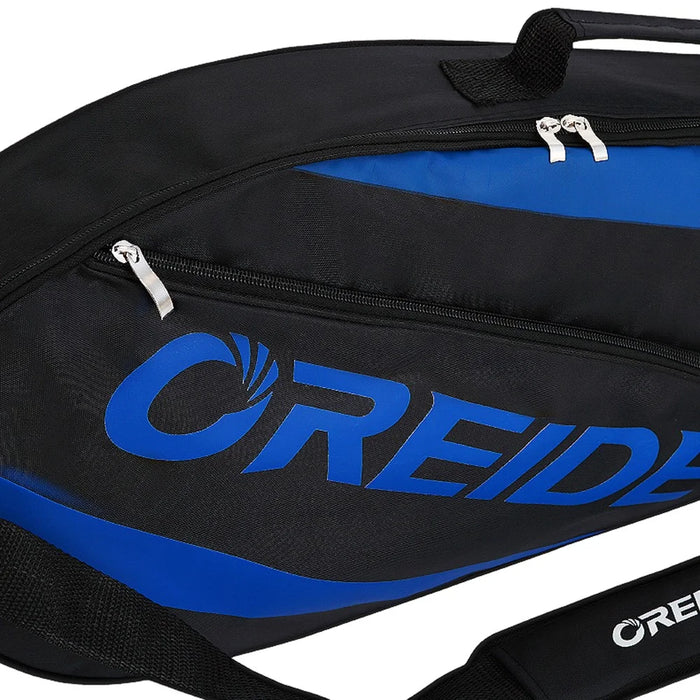 OREIDE YB1003 Tennis Racket Bag Polyester Messenger Shoulder Bag Handbag for Men, Women - Blue+Black - 3