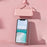 IPX8 Waterproof Phone Holder for Phones within 7.5'' Stripes Texture Clear TPU Underwater Bag Touch Screen Pouch - Pink - 1