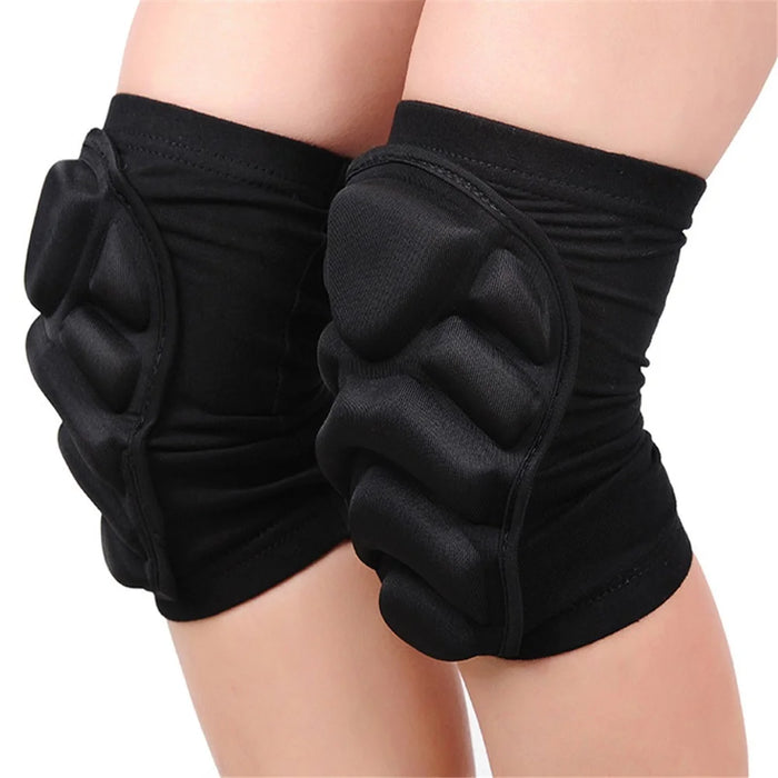 4130 1 Pair Anti-fall Knee Guard Ski Skating Skateboard Cycling Anti-collision Knee Pads - S - 1