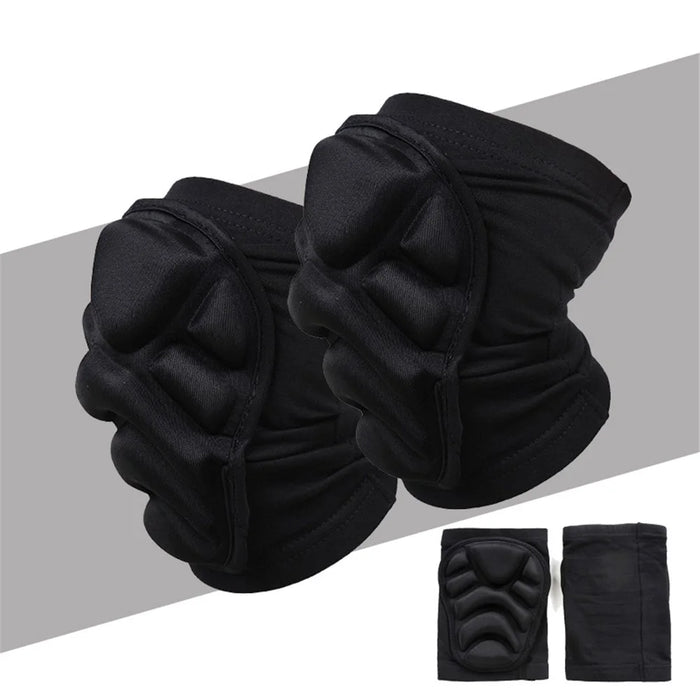 4130 1 Pair Anti-fall Knee Guard Ski Skating Skateboard Cycling Anti-collision Knee Pads - S - 4