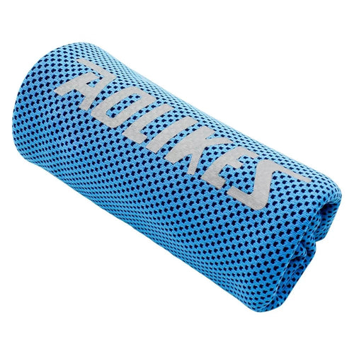 AOLIKES 7933 Cooling Polyester Wrist Sleeve Towel Quick Dry Heat Remove for Yoga Tenis Gym Fitness Runnig - Blue - 1