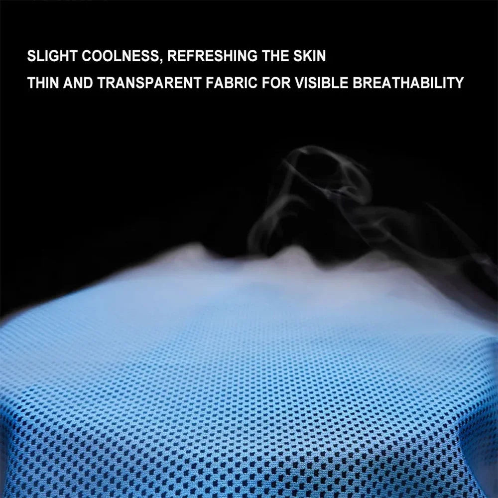 AOLIKES 7933 Cooling Polyester Wrist Sleeve Towel Quick Dry Heat Remove for Yoga Tenis Gym Fitness Runnig - Blue - 6