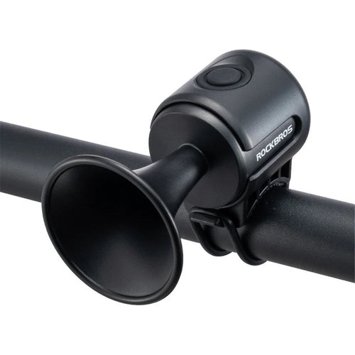 ROCKBROS EH-2 Electric Bike Horn ABS+PC High Decibel Bicycle Cycling Warning Bell - Black - 1