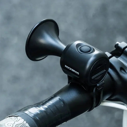ROCKBROS EH-2 Electric Bike Horn ABS+PC High Decibel Bicycle Cycling Warning Bell - Black - 2