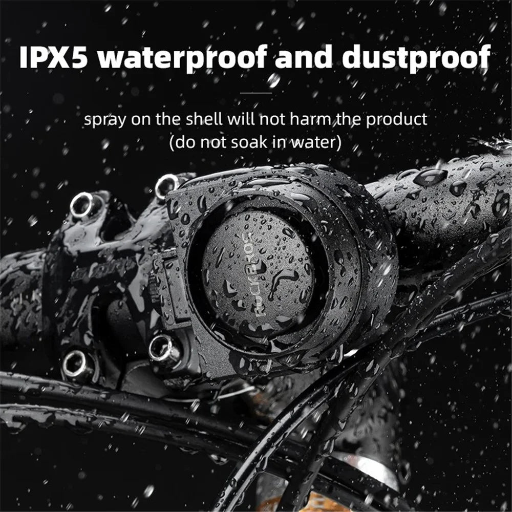 ROCKBROS Anti Theft Bicycle Bell IPX5 Waterproof Wireless Remote Control Electric Horn - 6