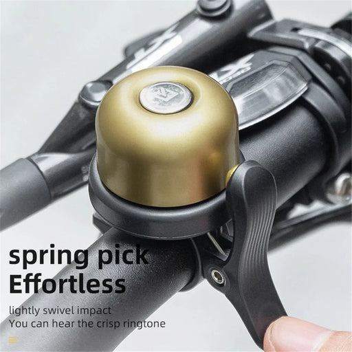 ROCKBROS BT-1 Copper Alloy Bike Bell Crisp Sound Bicycle Cycling Warning Horn - Gold - 2